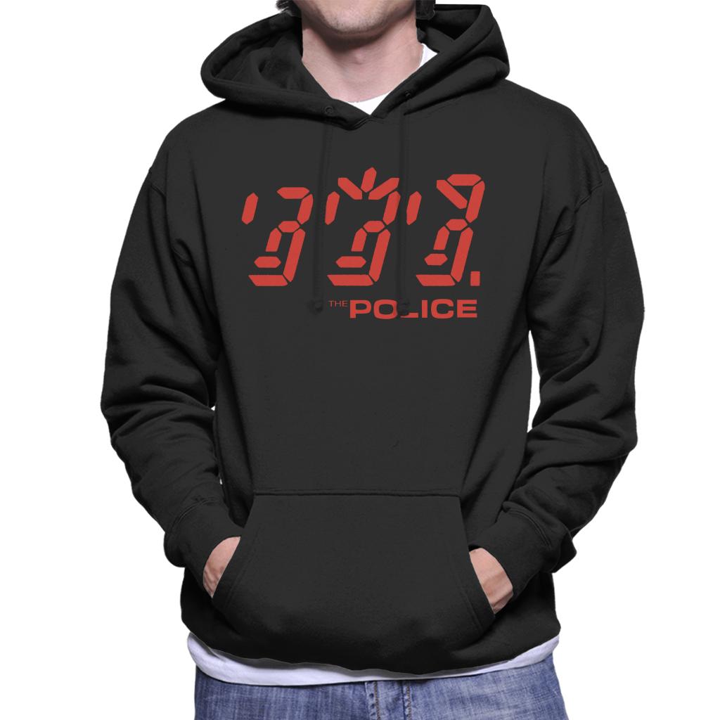 The Police Ghost In The Machine Logo Men's Hooded Sweatshirt-ALL + EVERY