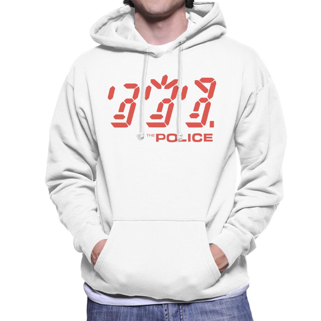 The Police Ghost In The Machine Logo Men's Hooded Sweatshirt-ALL + EVERY