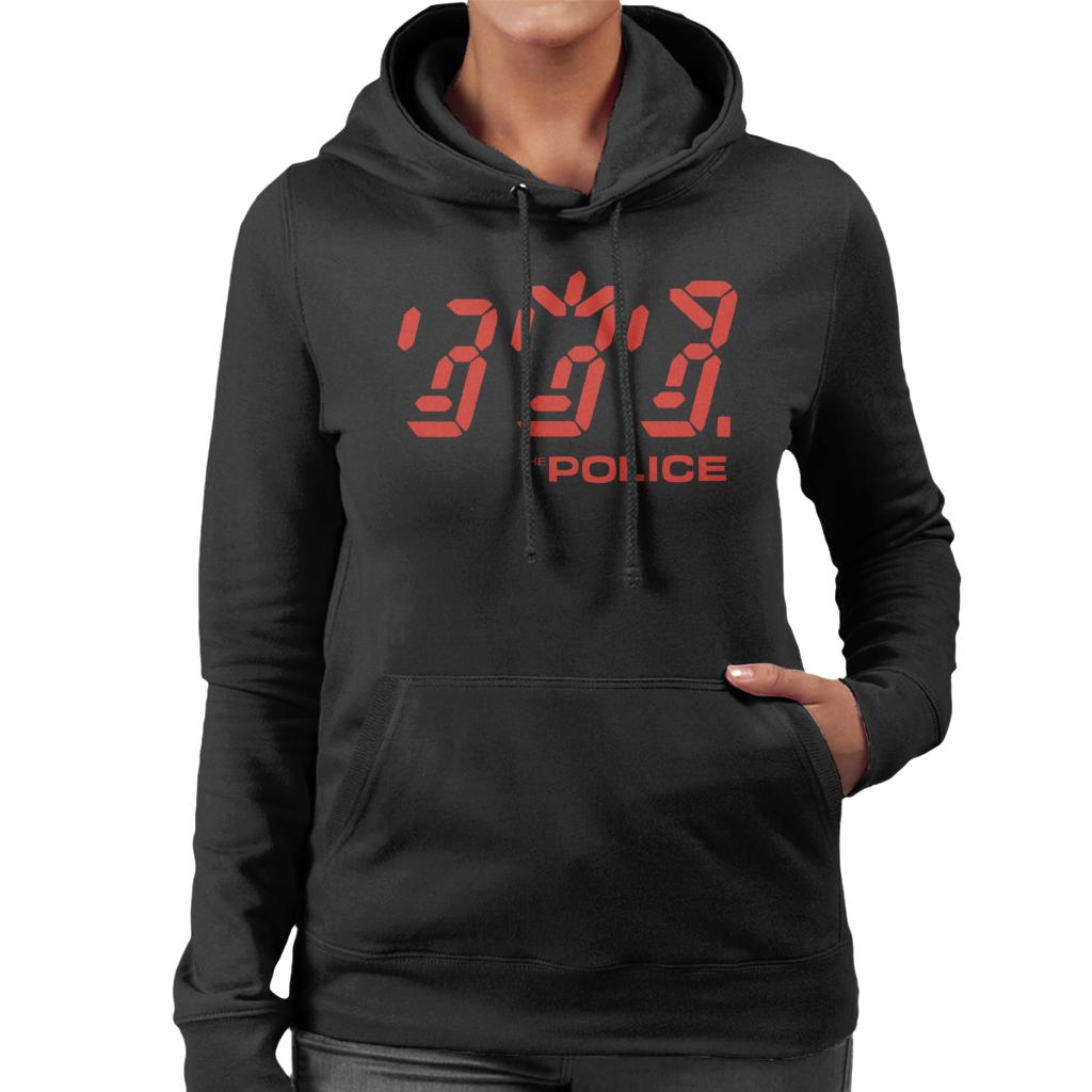 The Police Ghost In The Machine Logo Women's Hooded Sweatshirt-ALL + EVERY