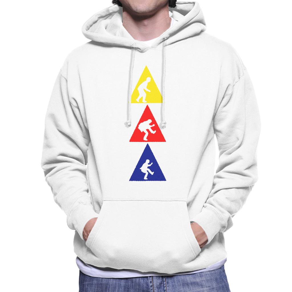 The Police Triangle Silhouettes Men's Hooded Sweatshirt-ALL + EVERY