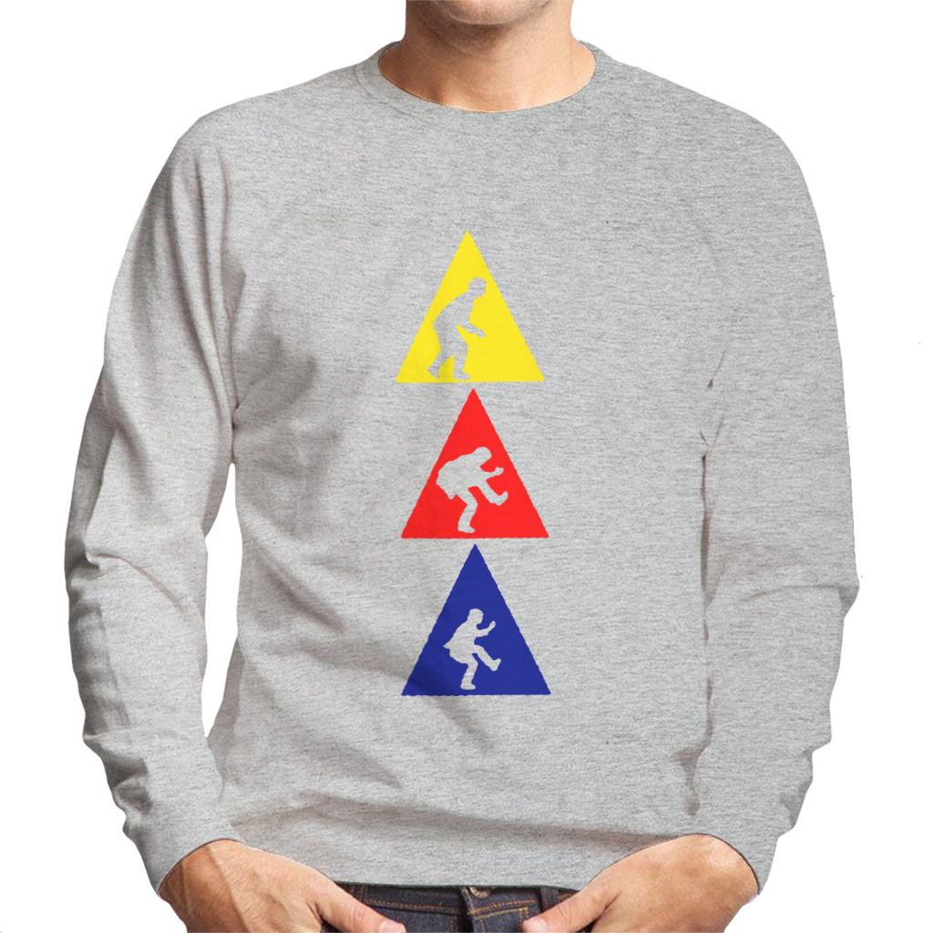 The Police Triangle Silhouettes Men's Sweatshirt-ALL + EVERY