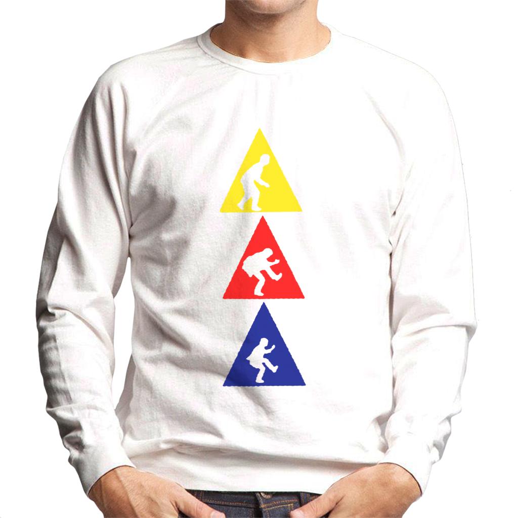 The Police Triangle Silhouettes Men's Sweatshirt-ALL + EVERY