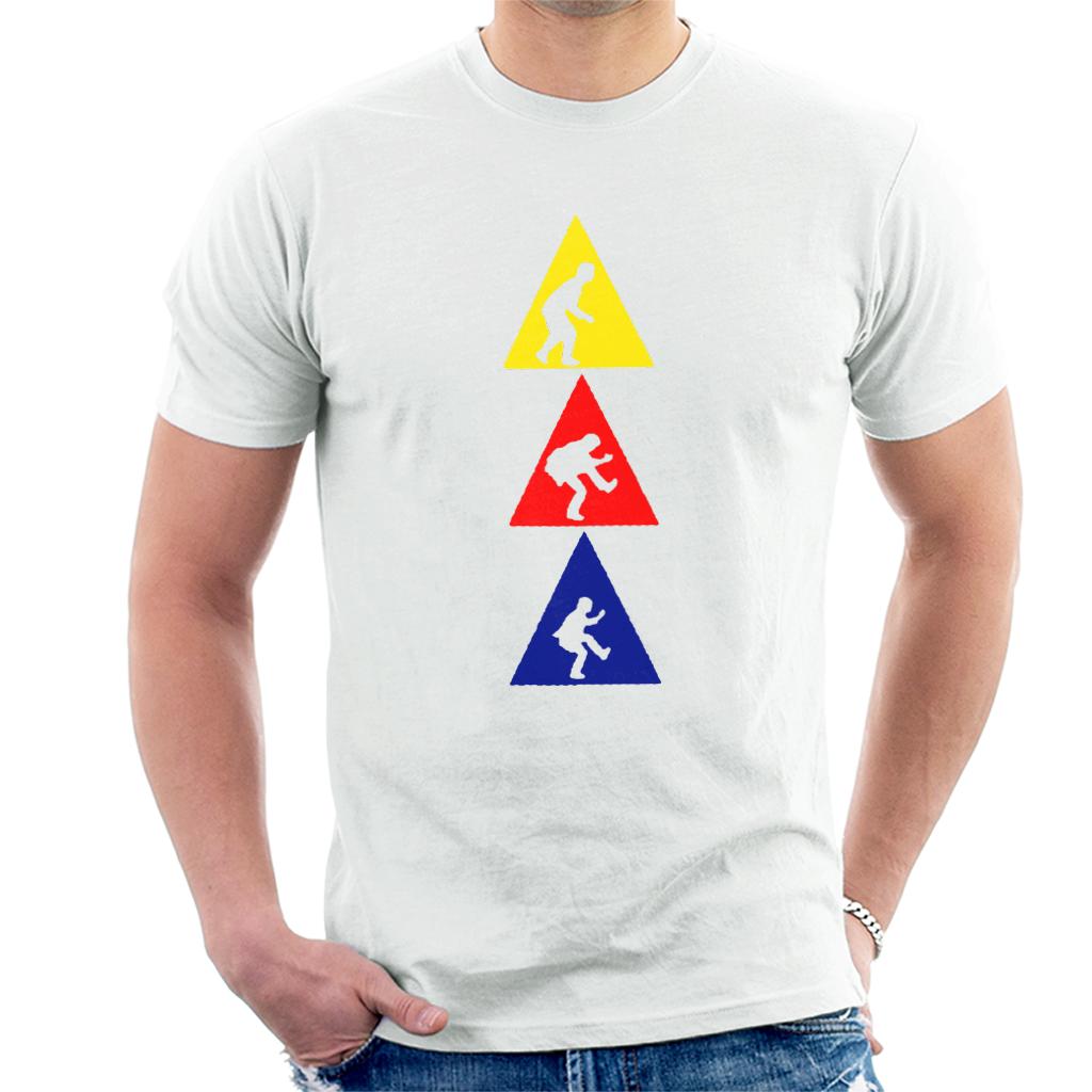 The Police Triangle Silhouettes Men's T-Shirt-ALL + EVERY