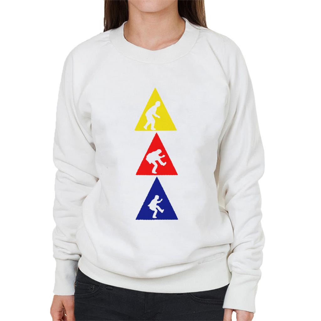 The Police Triangle Silhouettes Women's Sweatshirt-ALL + EVERY