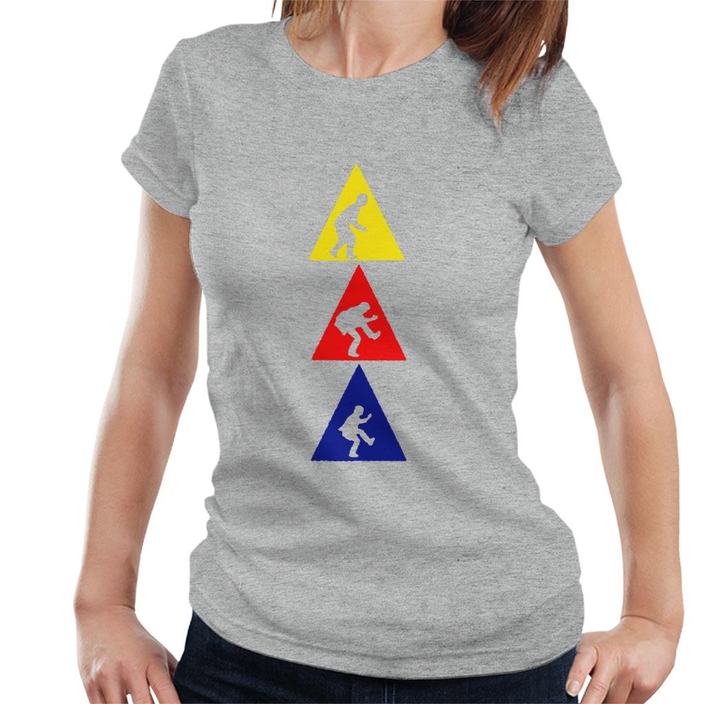 The Police Triangle Silhouettes Women's T-Shirt-ALL + EVERY