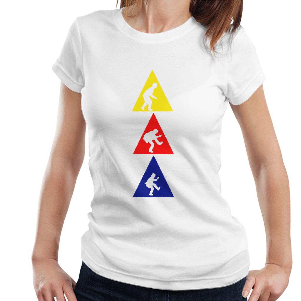 The Police Triangle Silhouettes Women's T-Shirt-ALL + EVERY