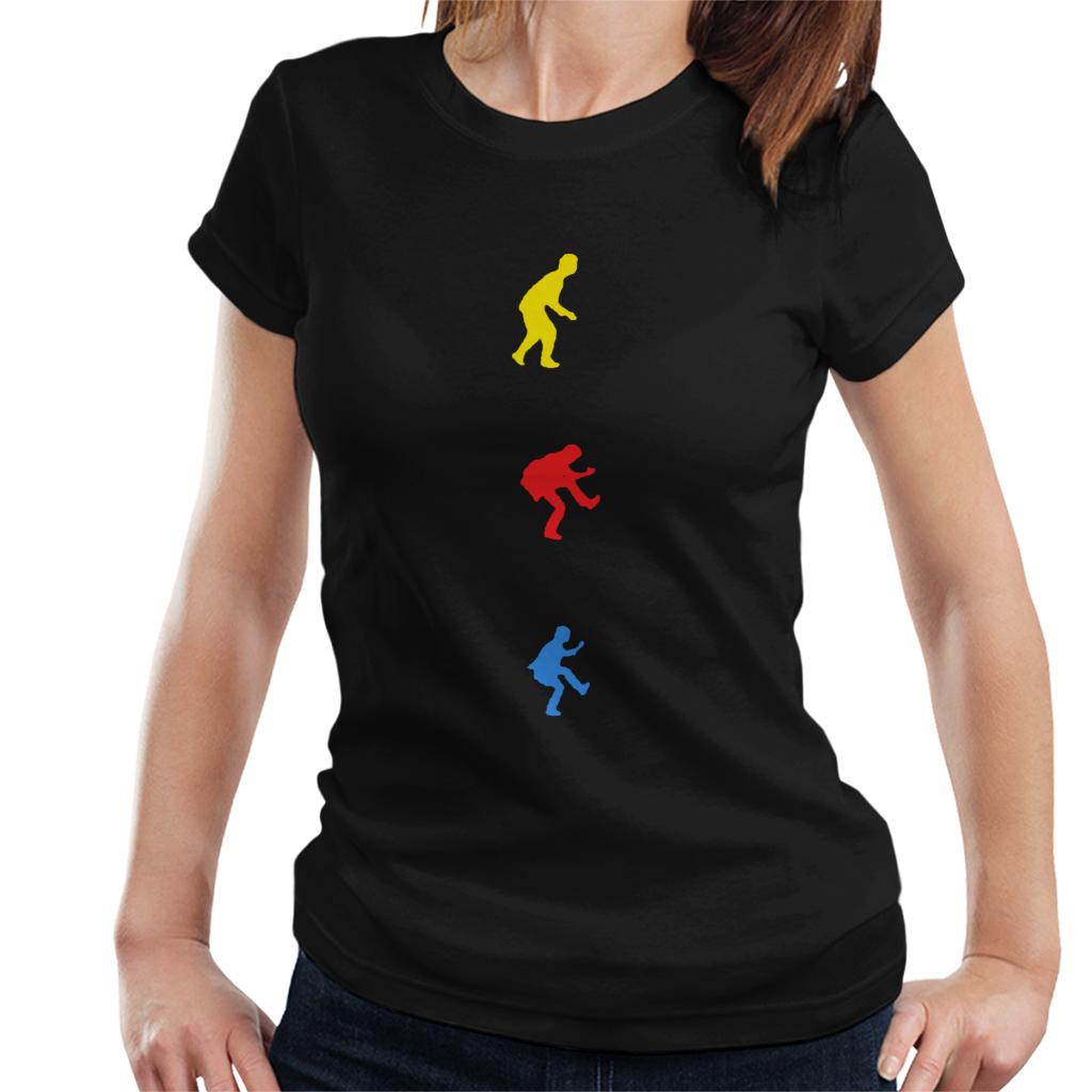 The Police Yellow Red Blue Silhouettes Women's T-Shirt-ALL + EVERY