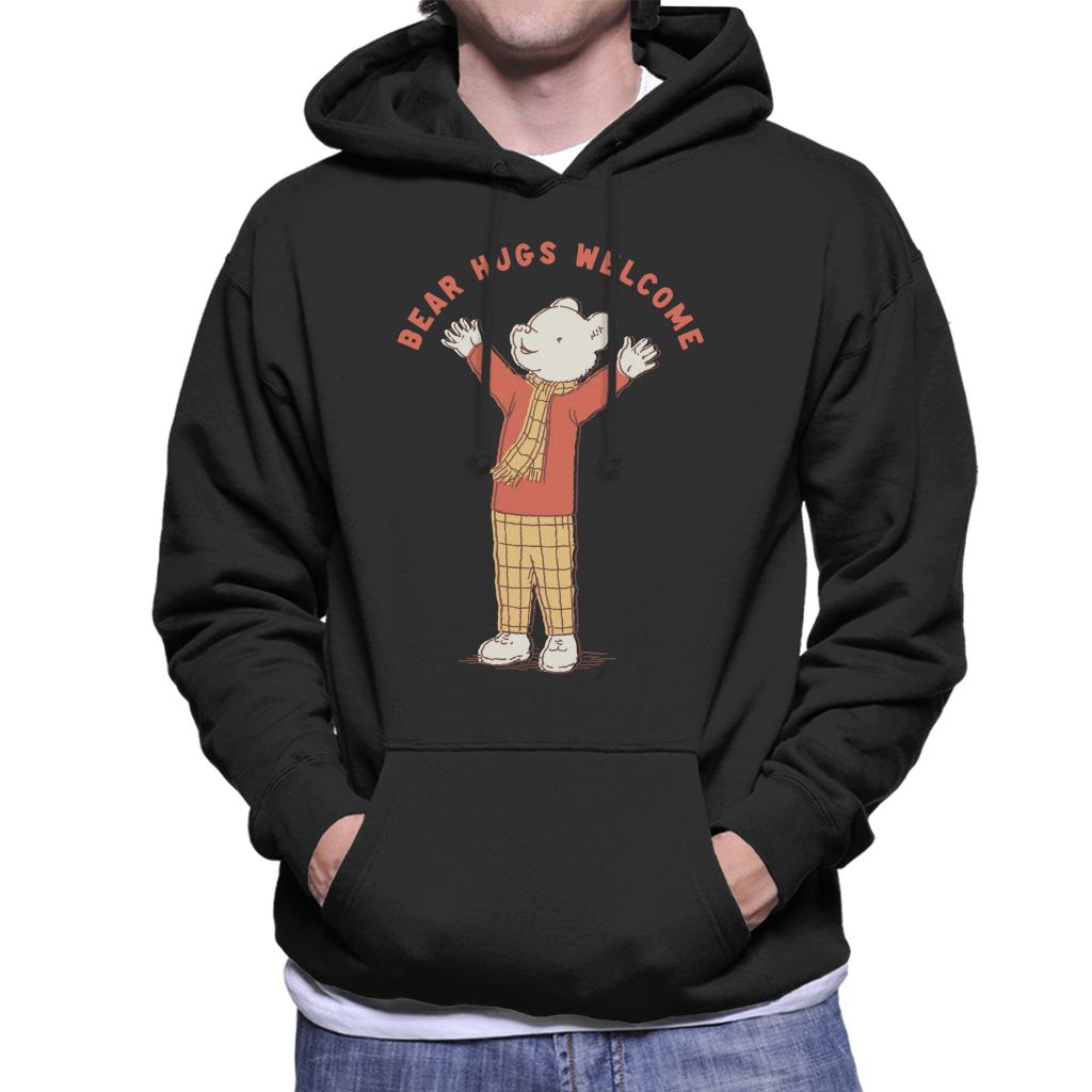 Rupert Bear Hugs Welcome Men's Hooded Sweatshirt-ALL + EVERY