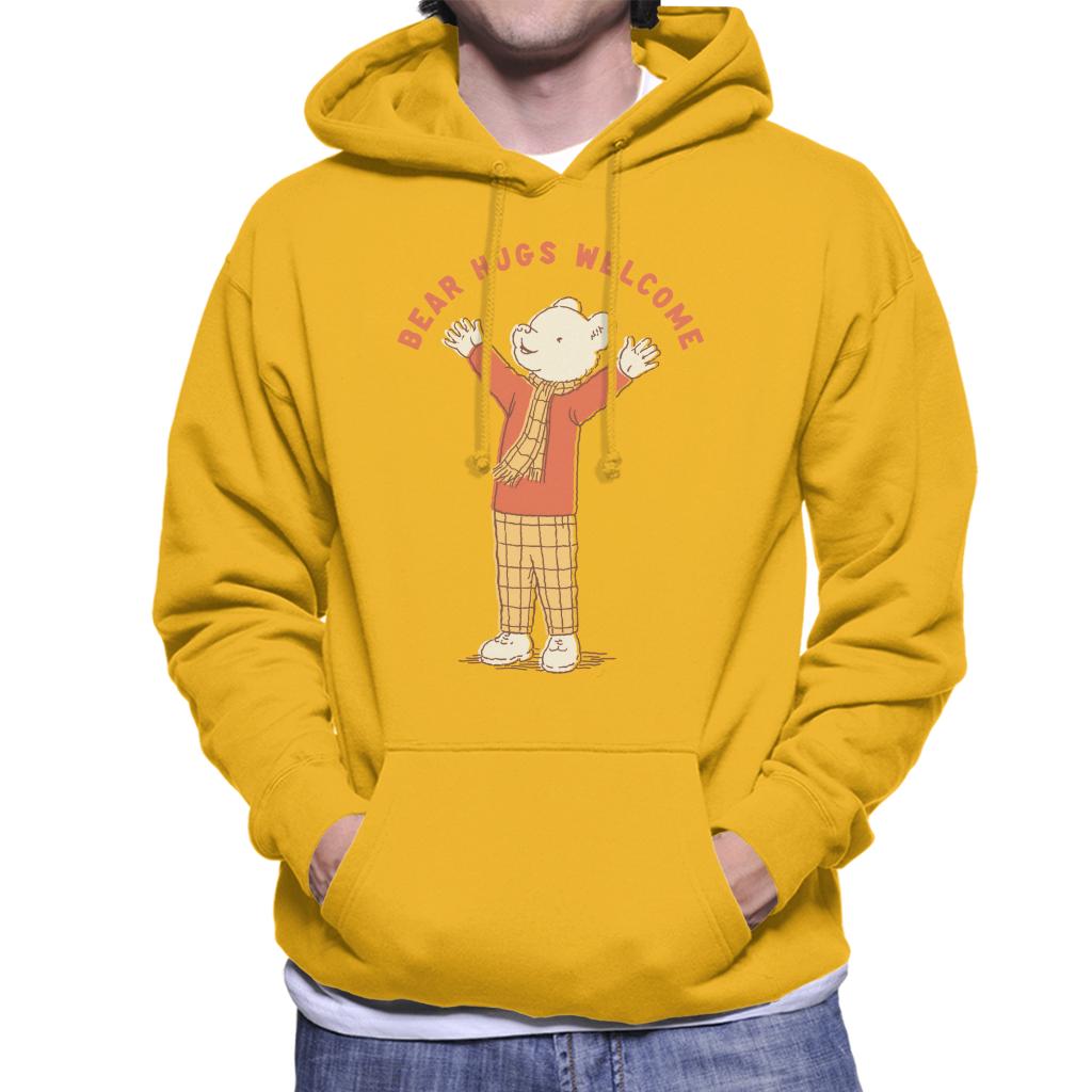 Rupert Bear Hugs Welcome Men's Hooded Sweatshirt-ALL + EVERY