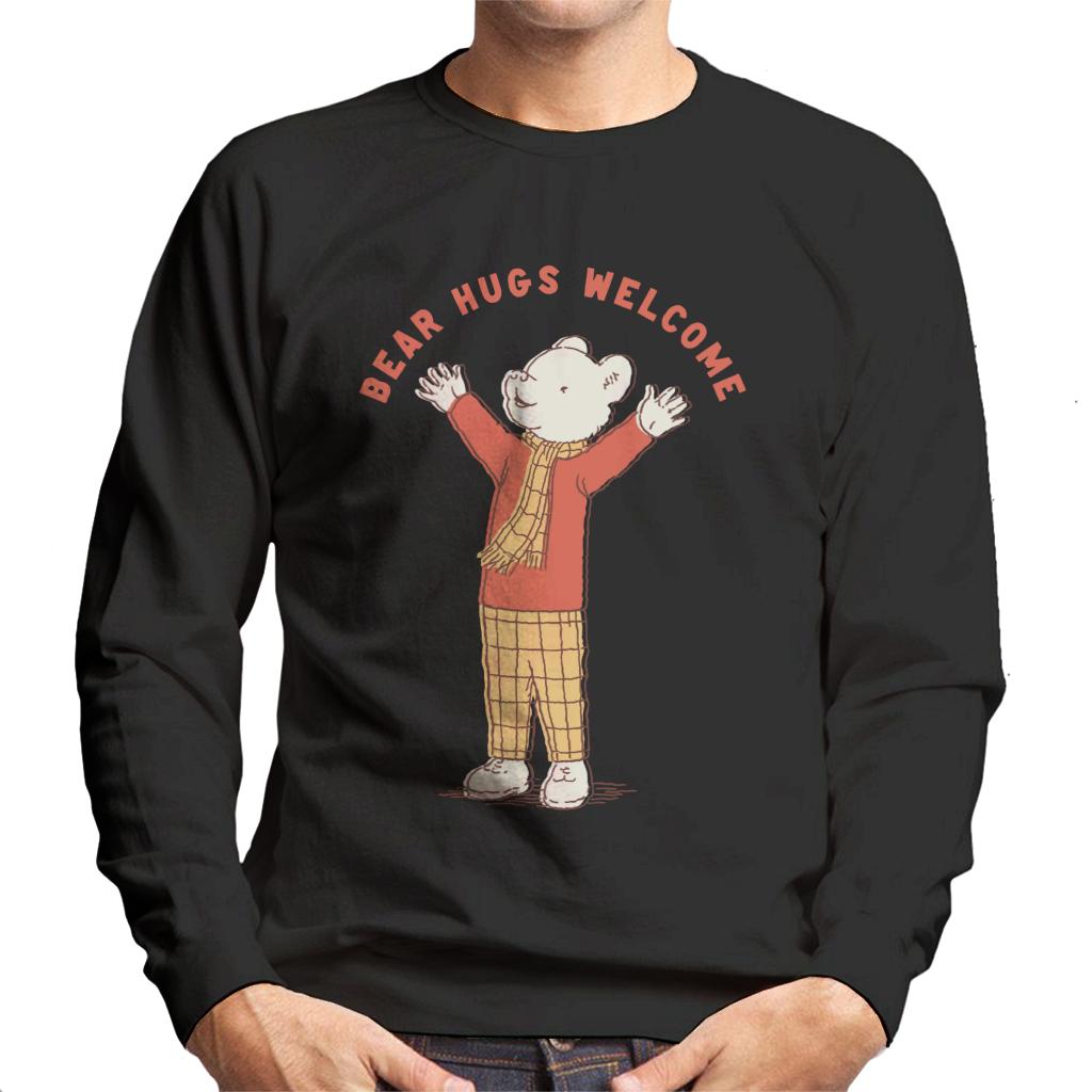 Rupert Bear Hugs Welcome Men's Sweatshirt-ALL + EVERY