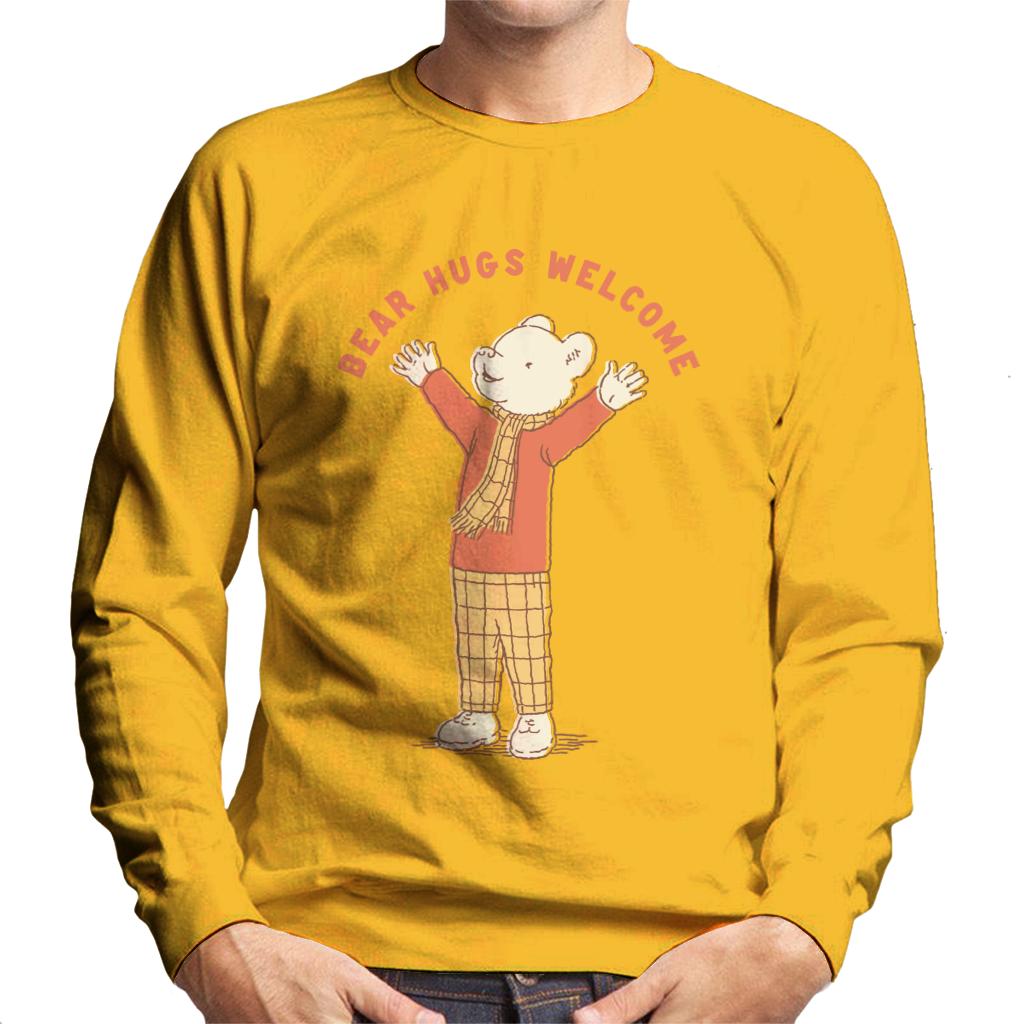 Rupert Bear Hugs Welcome Men's Sweatshirt-ALL + EVERY