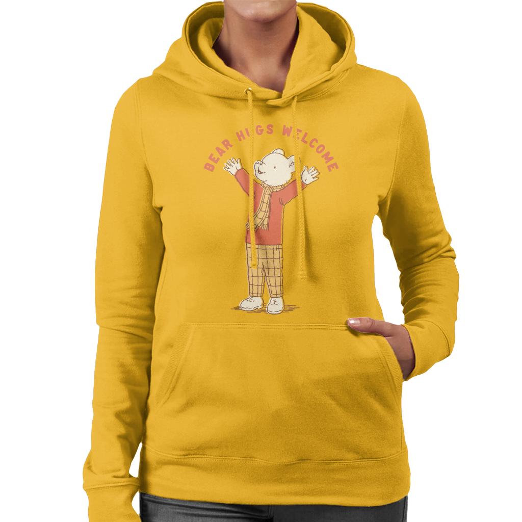 Rupert Bear Hugs Welcome Women's Hooded Sweatshirt-ALL + EVERY