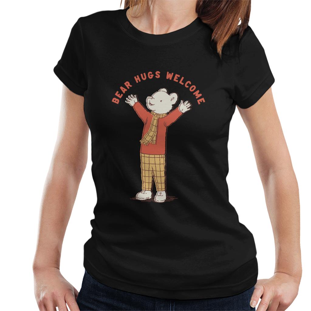 Rupert Bear Hugs Welcome Women's T-Shirt-ALL + EVERY