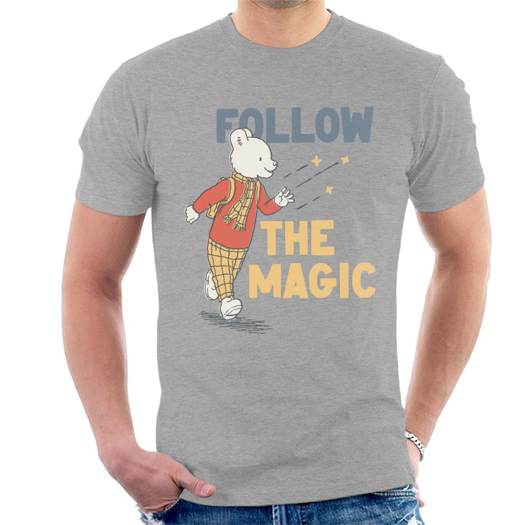 Rupert Follow The Magic Men's T-Shirt-ALL + EVERY