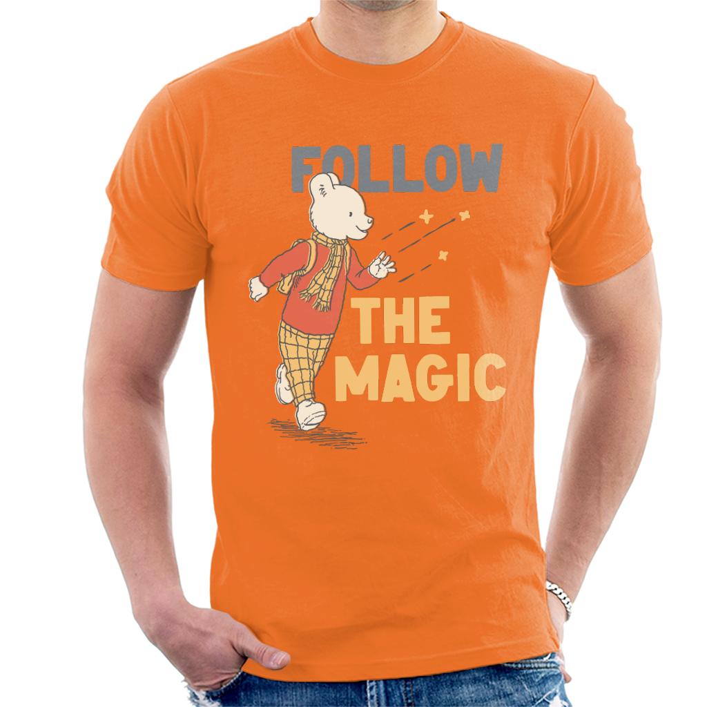 Rupert Follow The Magic Men's T-Shirt-ALL + EVERY