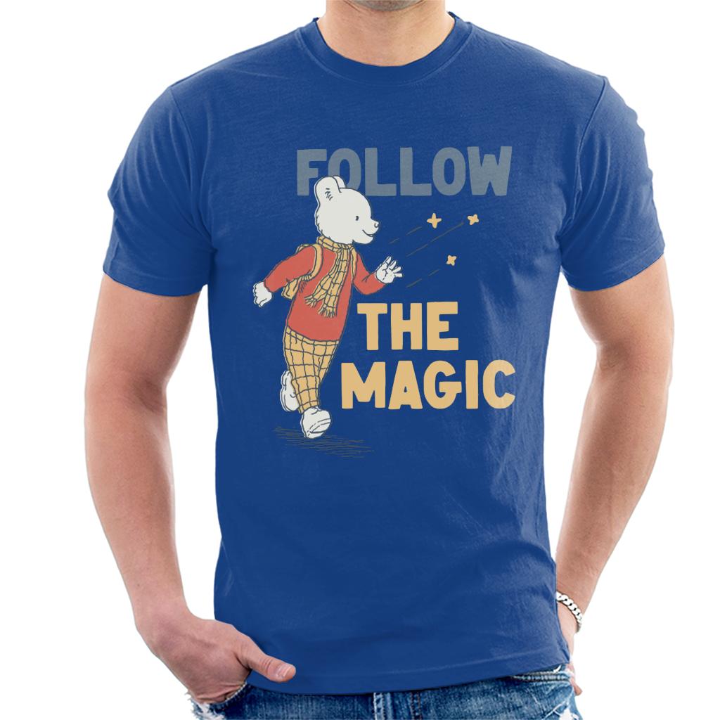 Rupert Follow The Magic Men's T-Shirt-ALL + EVERY