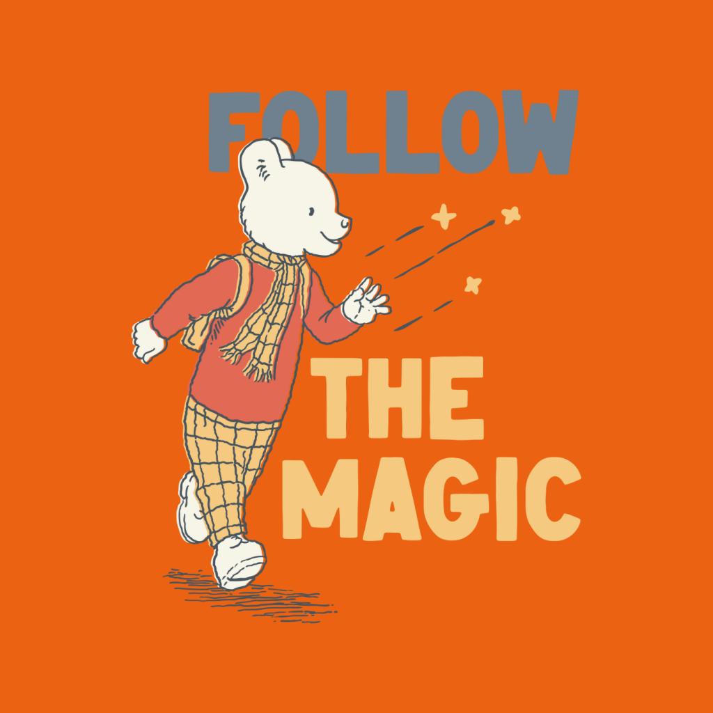 Rupert Follow The Magic Men's T-Shirt-ALL + EVERY