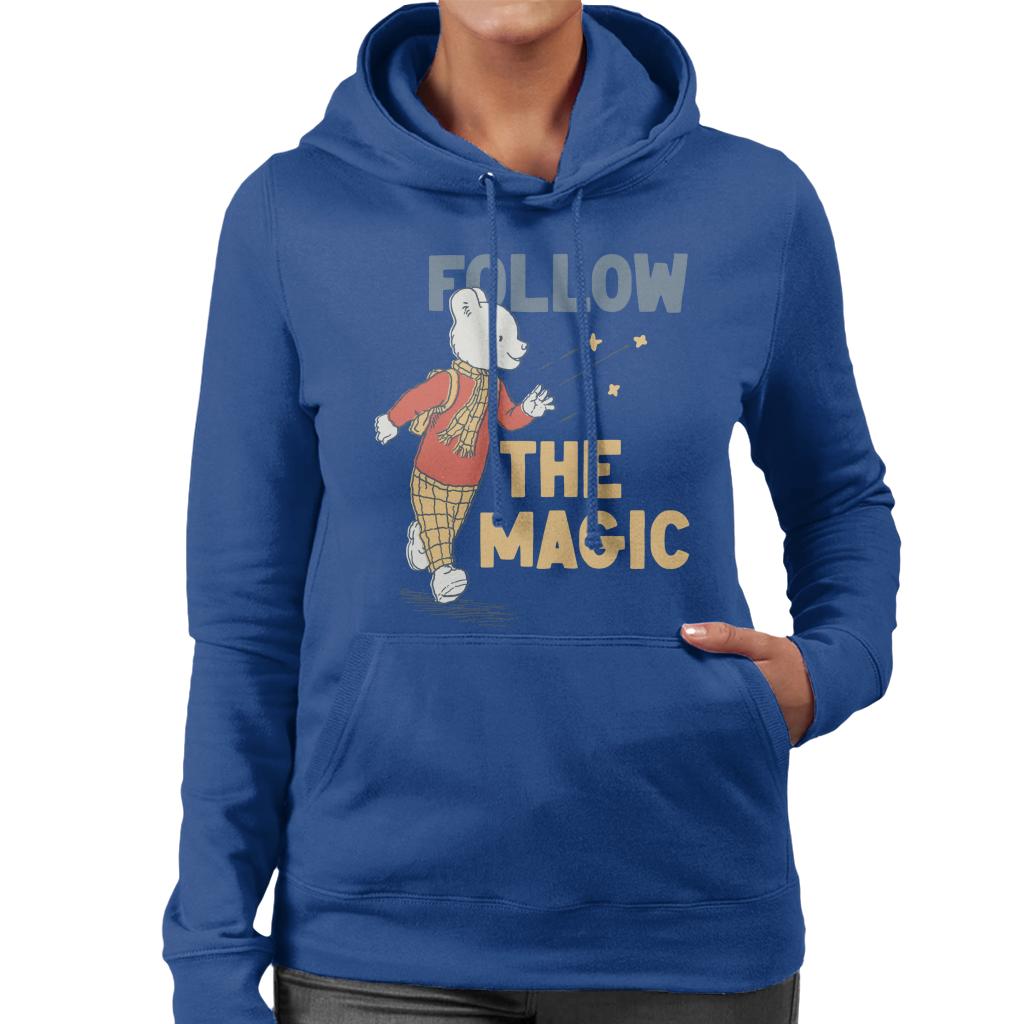 Rupert Follow The Magic Women's Hooded Sweatshirt-ALL + EVERY