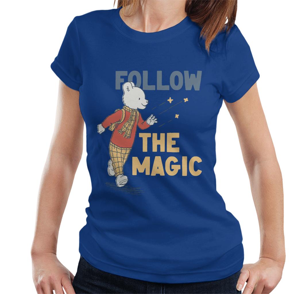 Rupert Follow The Magic Women's T-Shirt-ALL + EVERY