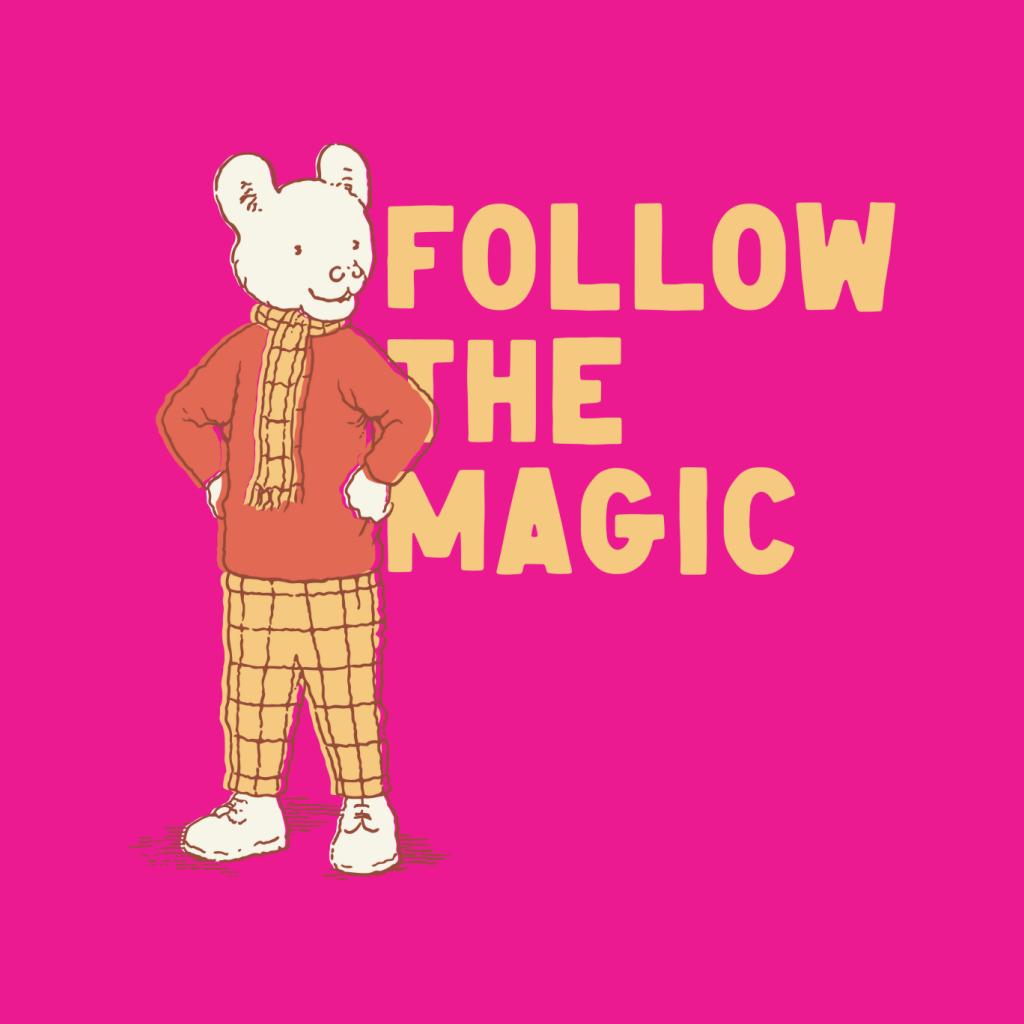 Rupert Follow The Magic Adventure Kid's T-Shirt-ALL + EVERY