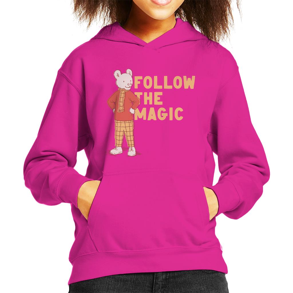 Rupert Follow The Magic Adventure Kid's Hooded Sweatshirt-ALL + EVERY