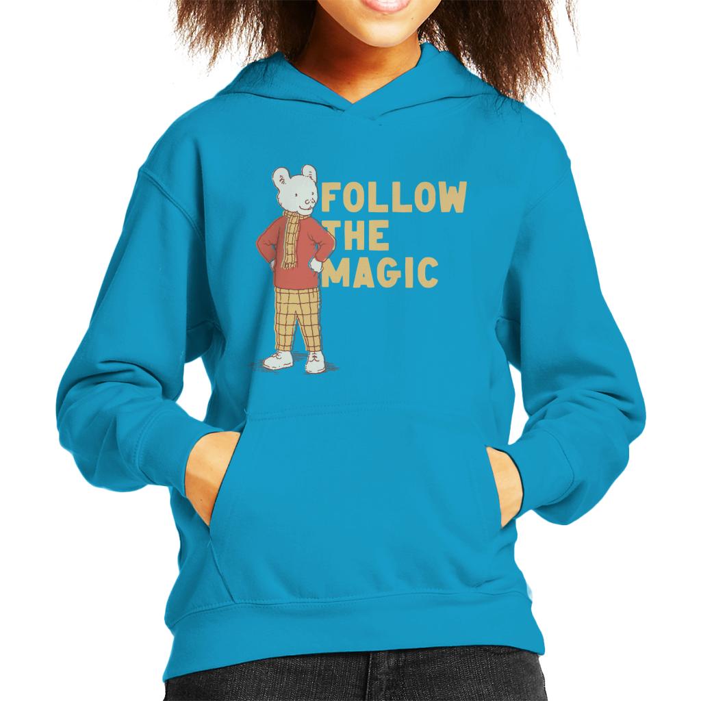 Rupert Follow The Magic Adventure Kid's Hooded Sweatshirt-ALL + EVERY