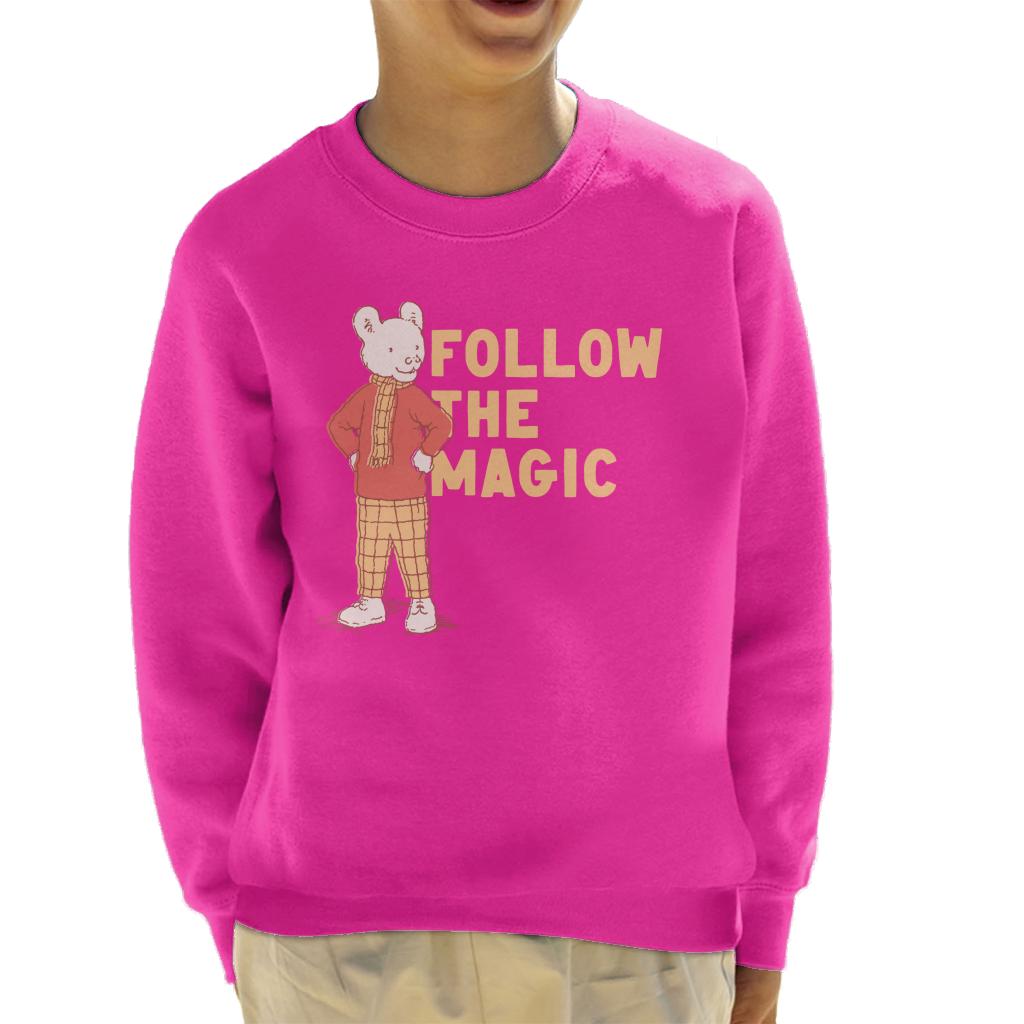 Rupert Follow The Magic Adventure Kid's Sweatshirt-ALL + EVERY