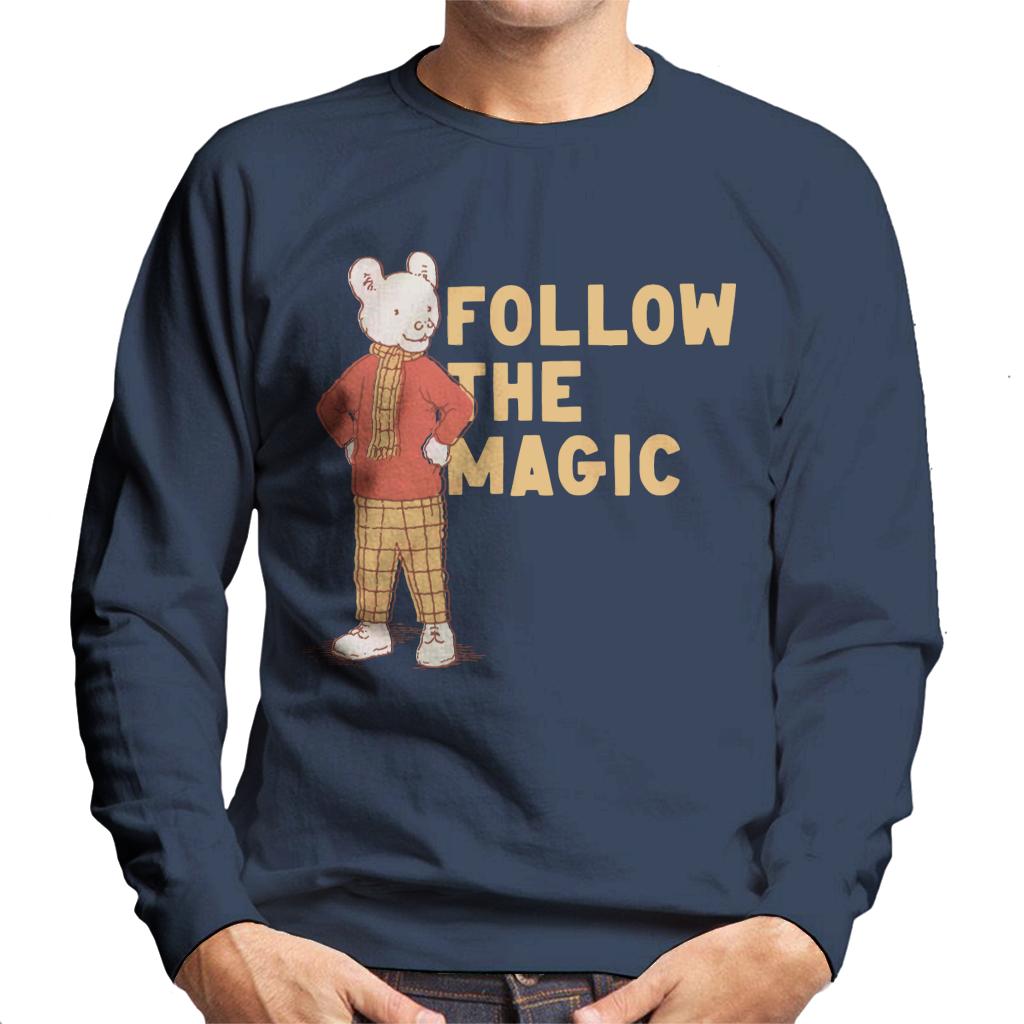 Rupert Follow The Magic Adventure Men's Sweatshirt-ALL + EVERY