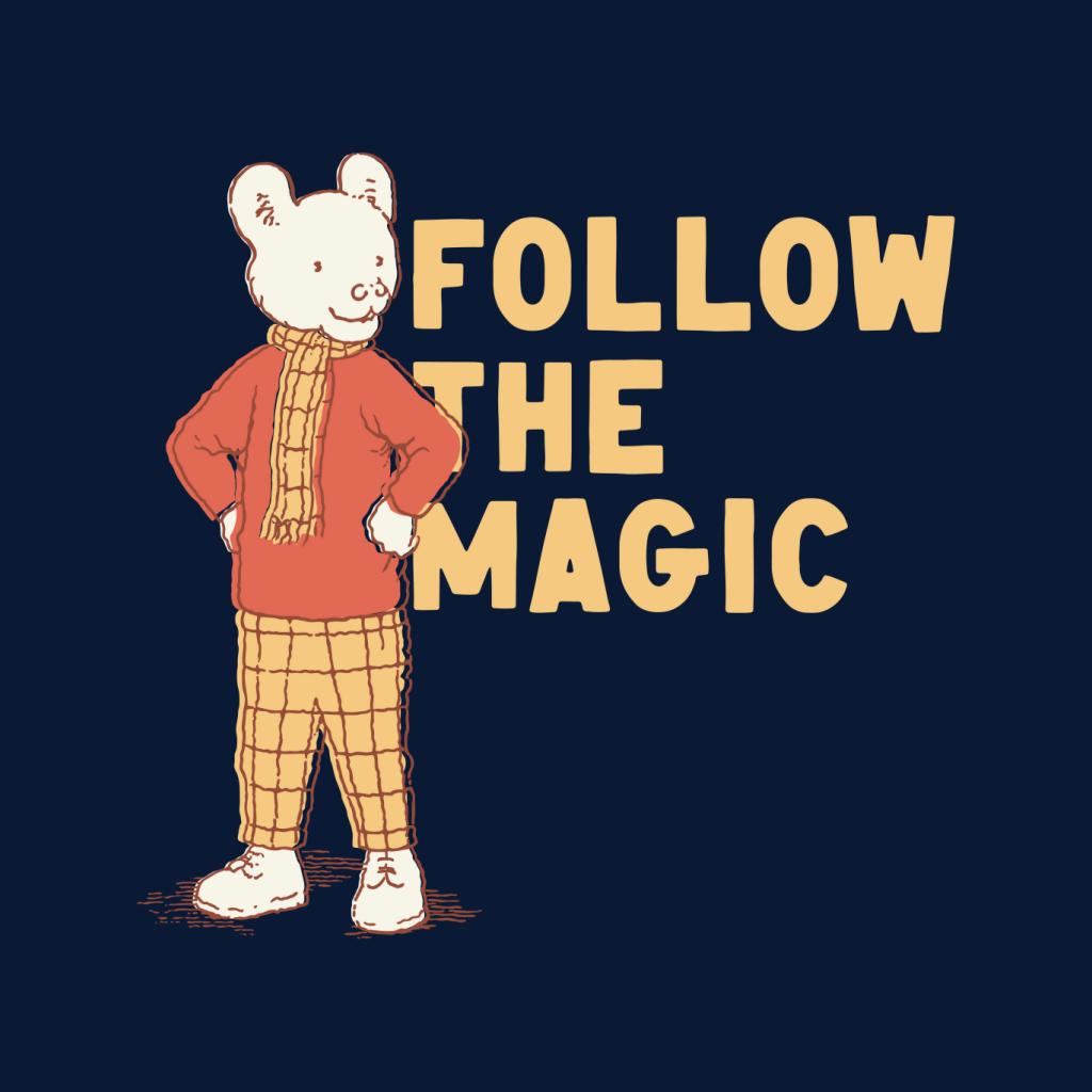 Rupert Follow The Magic Adventure Kid's T-Shirt-ALL + EVERY