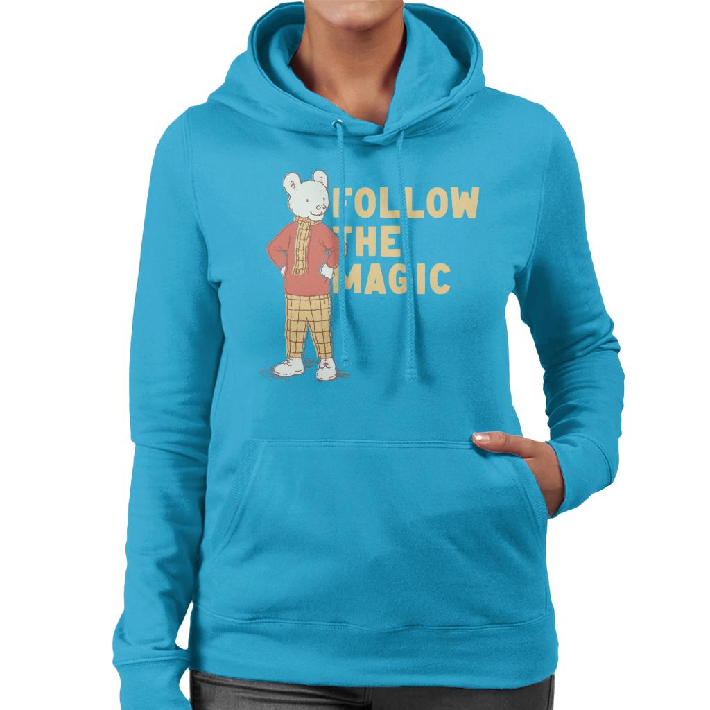 Rupert Follow The Magic Adventure Women's Hooded Sweatshirt-ALL + EVERY