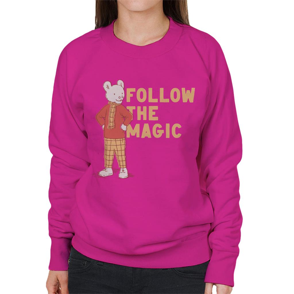 Rupert Follow The Magic Adventure Women's Sweatshirt-ALL + EVERY