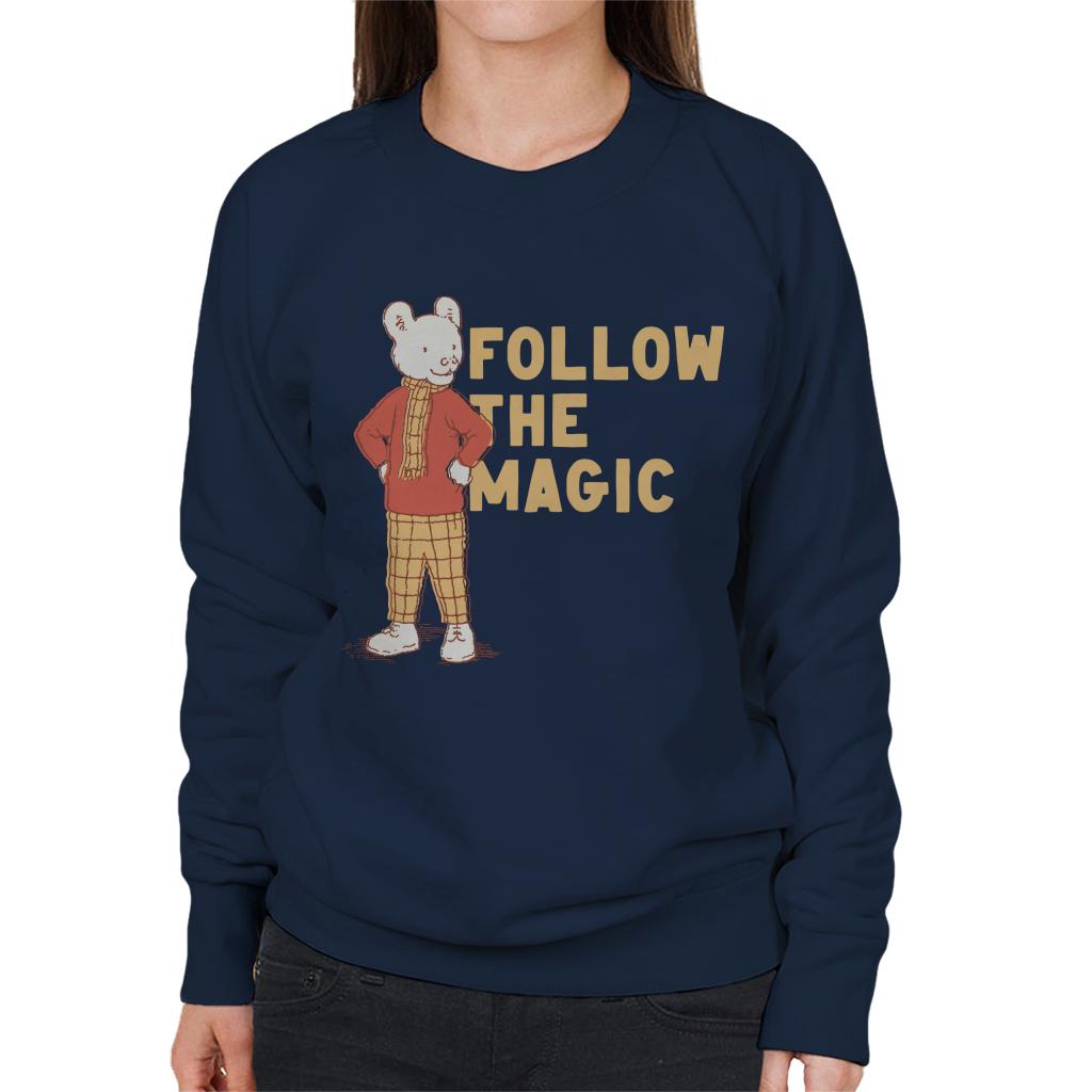 Rupert Follow The Magic Adventure Women's Sweatshirt-ALL + EVERY