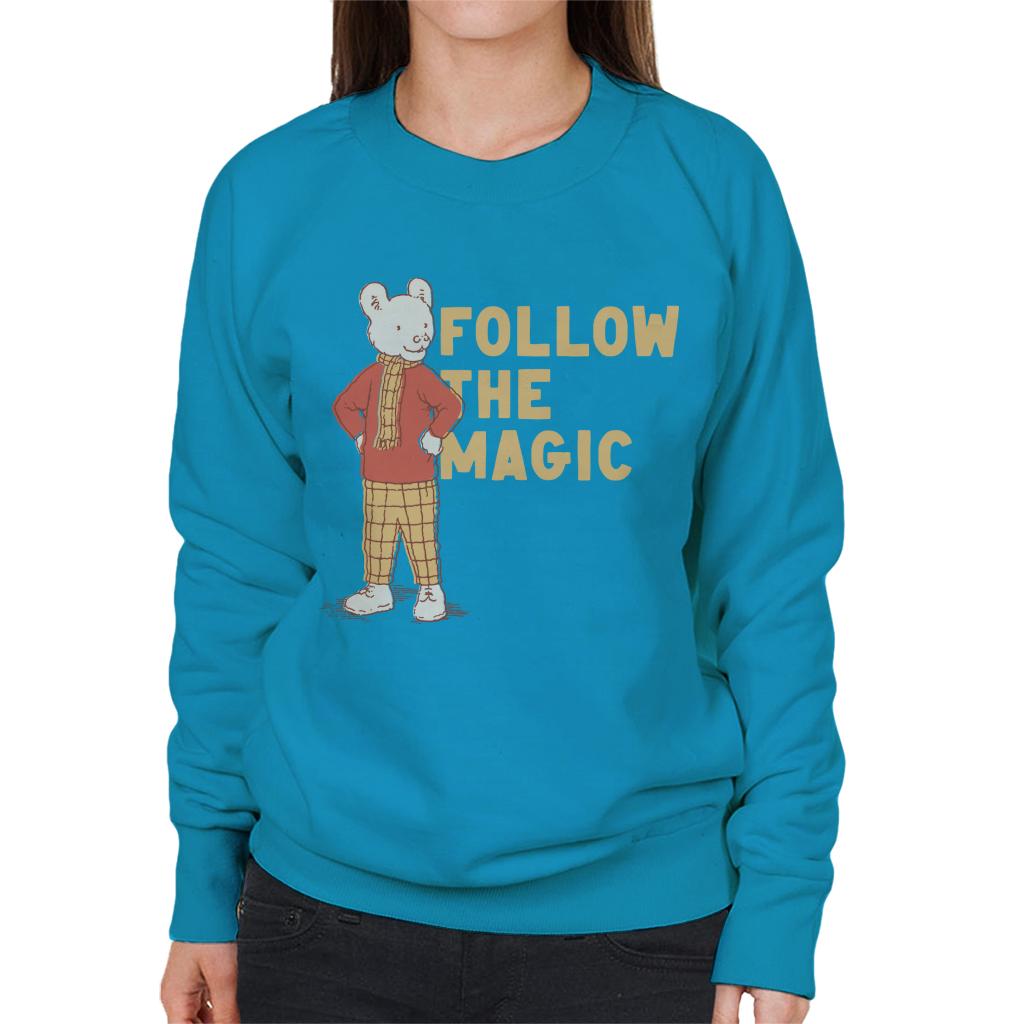 Rupert Follow The Magic Adventure Women's Sweatshirt-ALL + EVERY