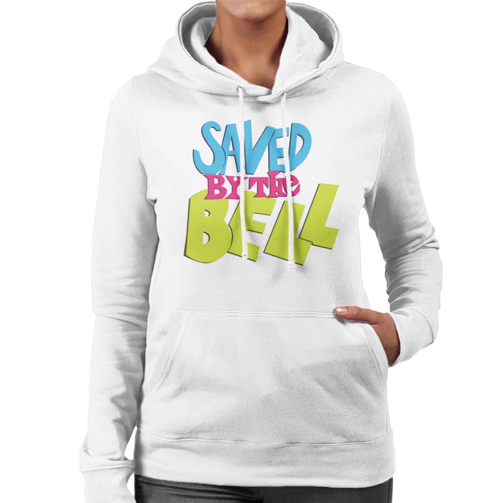 Saved By The Bell Coloured Logo Women's Hooded Sweatshirt-ALL + EVERY