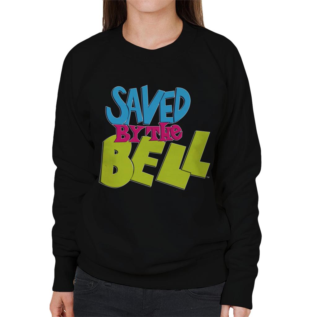 Saved By The Bell Coloured Logo Women's Sweatshirt-ALL + EVERY