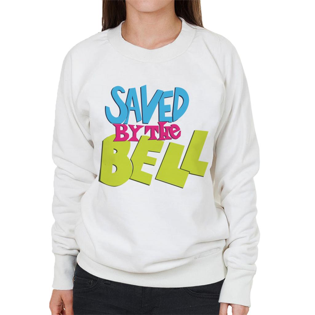 Saved By The Bell Coloured Logo Women's Sweatshirt-ALL + EVERY