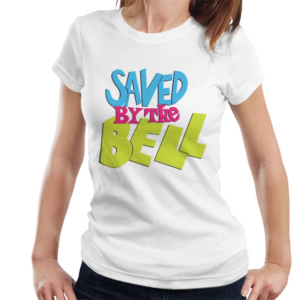 Saved By The Bell Coloured Logo Women's T-Shirt-ALL + EVERY