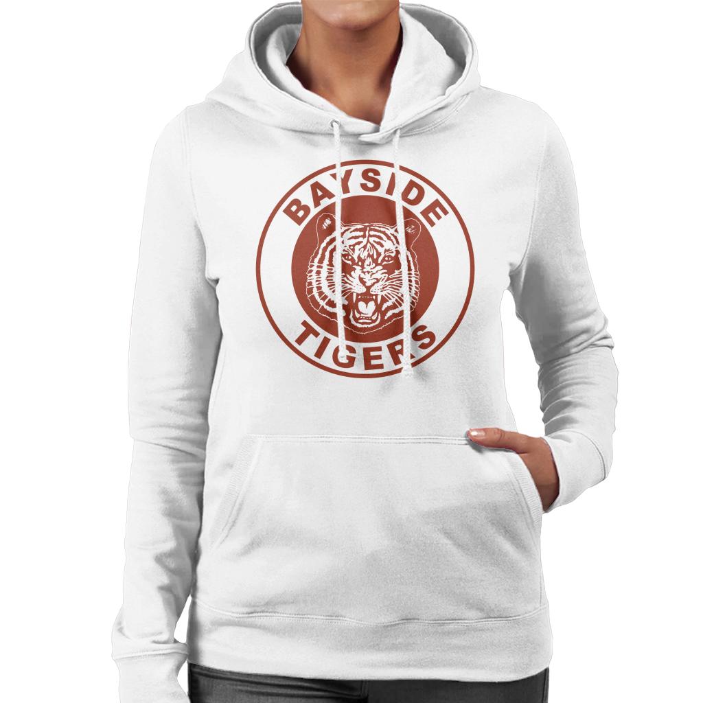 Saved By The Bell Bayside Tigers Women's Hooded Sweatshirt-ALL + EVERY