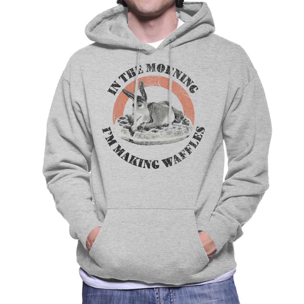 Shrek Donkey In The Morning Im Making Waffles Men's Hooded Sweatshirt-ALL + EVERY