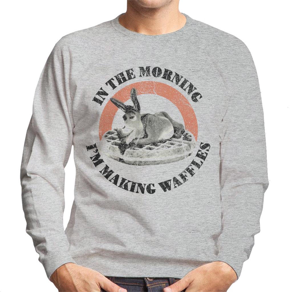 Shrek Donkey In The Morning Im Making Waffles Men's Sweatshirt-ALL + EVERY