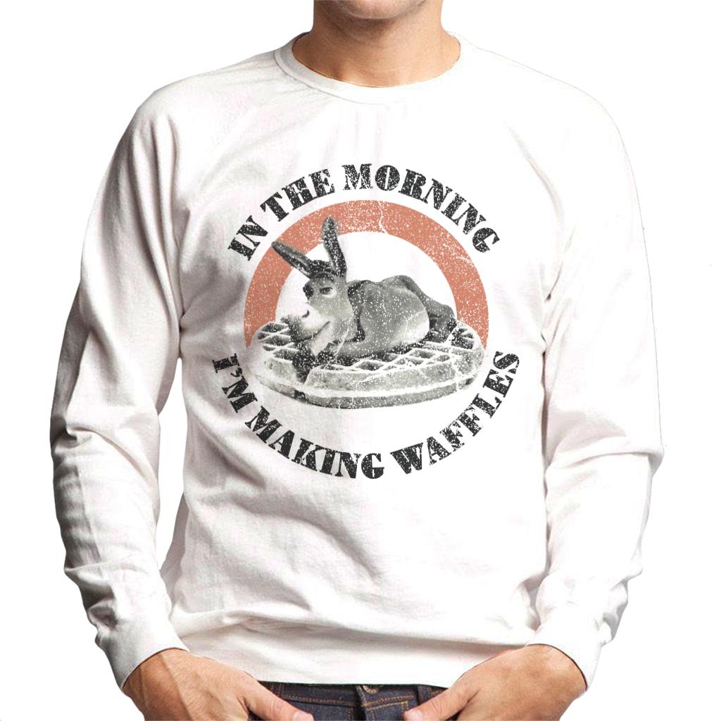 Shrek Donkey In The Morning Im Making Waffles Men's Sweatshirt-ALL + EVERY