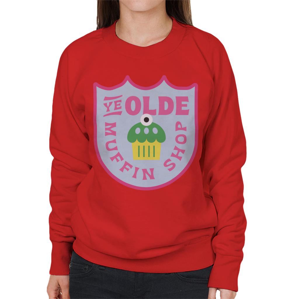 Shrek Ye Olde Muffin Shop Women's Sweatshirt-ALL + EVERY