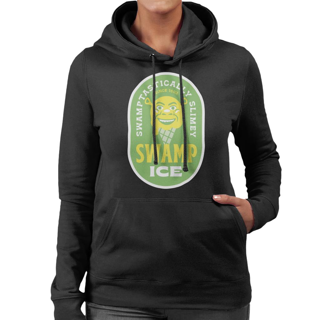 Shrek Swamptastically Slimey Swamp Ice Women's Hooded Sweatshirt-ALL + EVERY