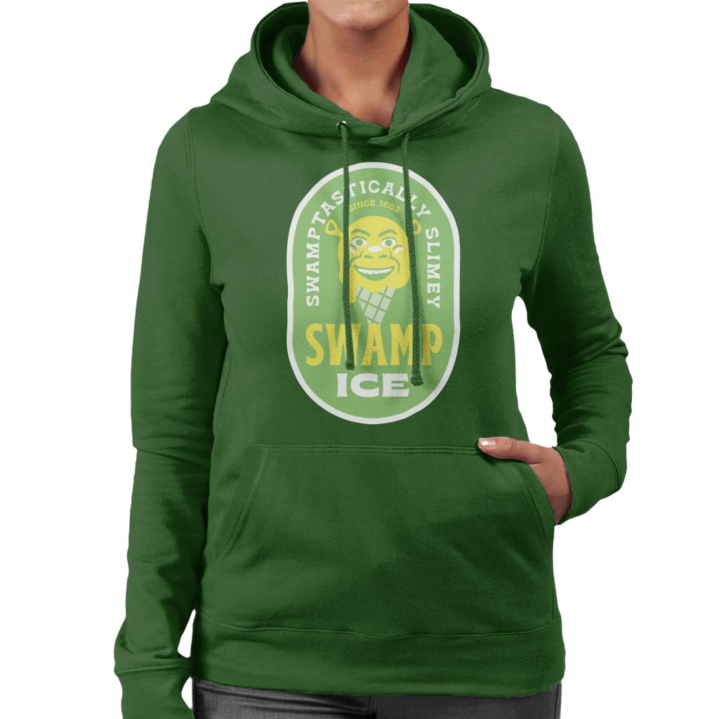 Shrek Swamptastically Slimey Swamp Ice Women's Hooded Sweatshirt-ALL + EVERY