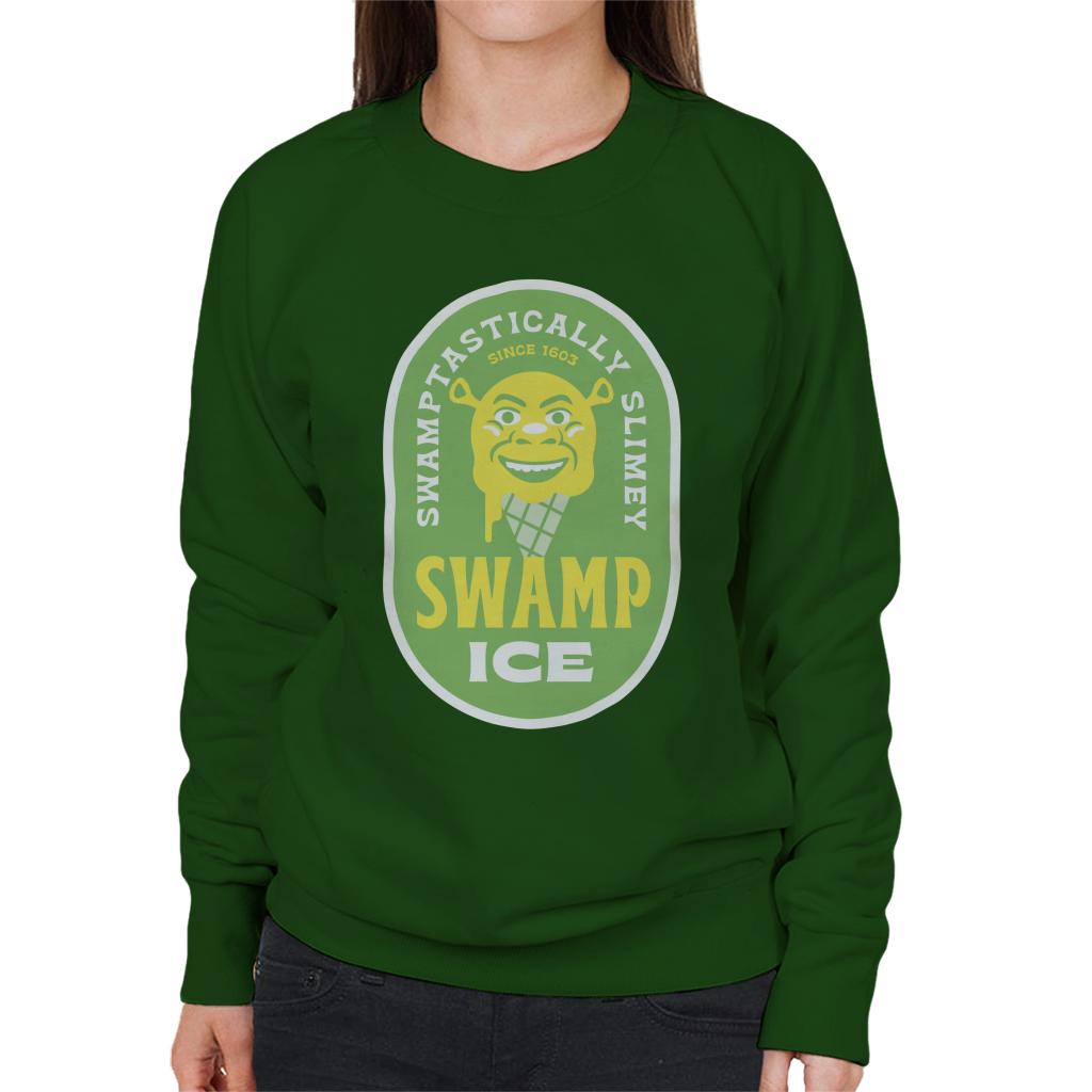 Shrek Swamptastically Slimey Swamp Ice Women's Sweatshirt-ALL + EVERY