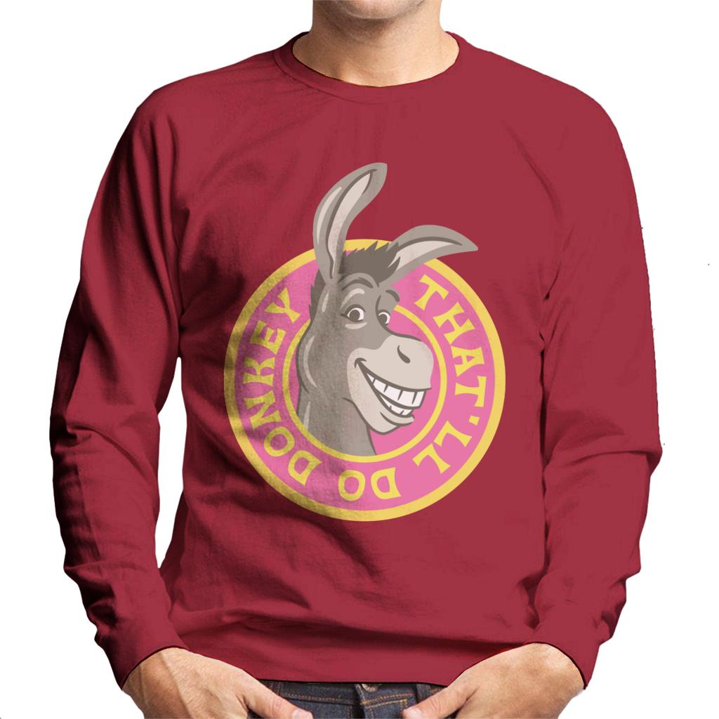 Shrek Thatll Do Donkey Men's Sweatshirt-ALL + EVERY