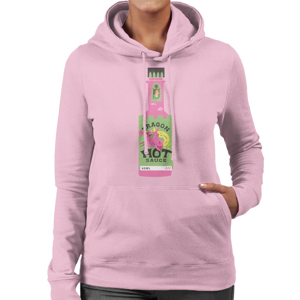 Shrek Dragon Hot Sauce Fiona In The Tallest Tower Women's Hooded Sweatshirt-ALL + EVERY