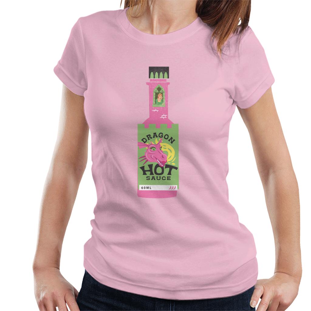 Shrek Dragon Hot Sauce Fiona In The Tallest Tower Women's T-Shirt-ALL + EVERY