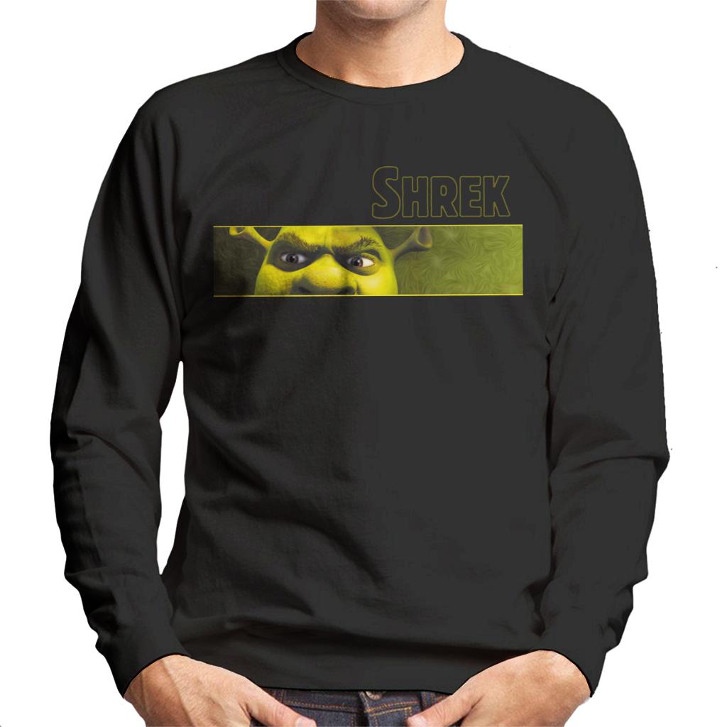 Shrek Close Up Shot Men's Sweatshirt-ALL + EVERY