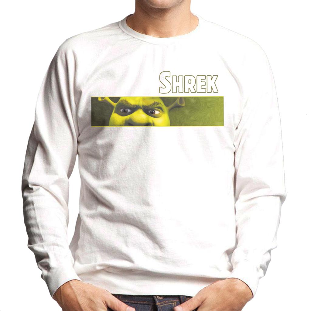 Shrek Close Up Shot Men's Sweatshirt-ALL + EVERY